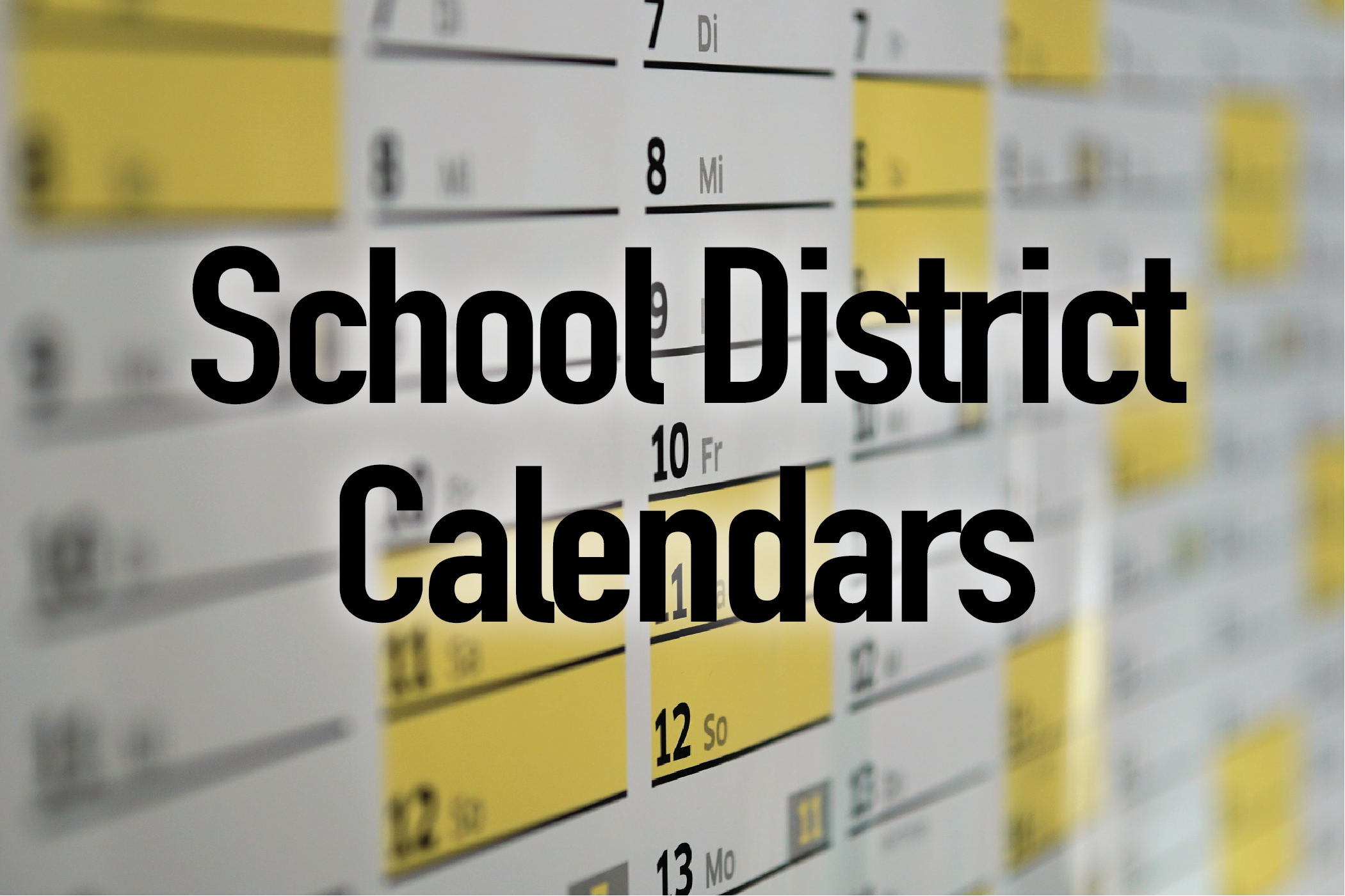 School District Calendars